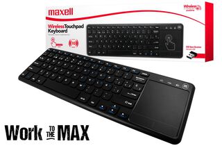 Teclado Inalámbrico Maxell Touchpad Wireless 10mts [348106],hi-res