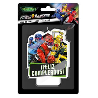 Velas De Cumpleaños Power Rangers,hi-res