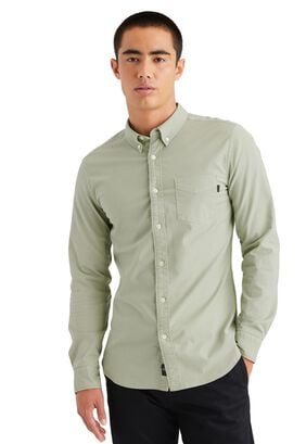 Camisa Hombre Oxford Slim Fit Verde Claro 29599-0049,hi-res
