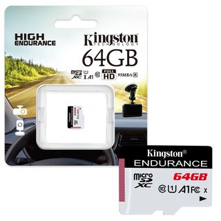 Tarjeta De Memoria MicroSD 64GB Kingston SDXC C 10 95MB/s,hi-res