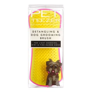 Cepillo Desenredante Perro Pet Teezer Big Pink Yellow,hi-res