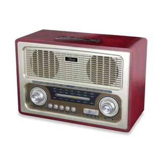 Radio Parlante Bluetooth AUX USB FM AM SW Vintage RetroRadio Mlba,hi-res