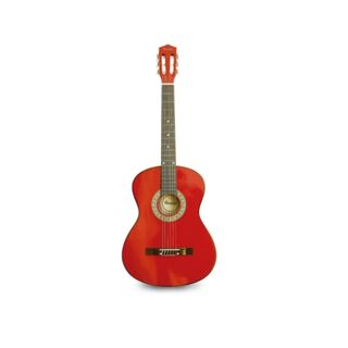 Guitarra Clásica 39 Pulgadas Roja Con Funda Hendrix ,hi-res
