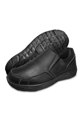 Zapato/Zapatilla Slip On Cuero Negro,hi-res