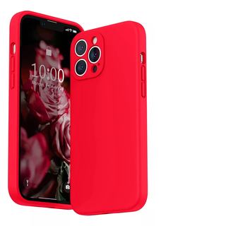 Carcasa Para iPhone ( 15 Plus ) Silicona Slim Rojo,hi-res