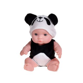 Muñeca De 20 Cm Con Disfraz De Animalito - Panda,hi-res