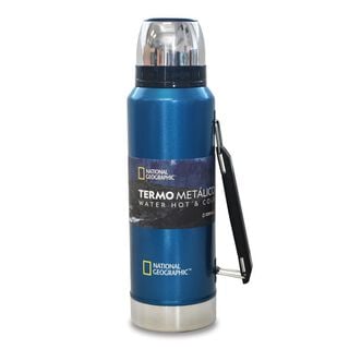 TERMO METALICO NATIONAL GEOGRAPHIC 1200ML AZUL,hi-res