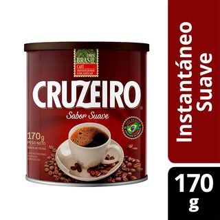 Cafe Suave Instantáneo  Cruzeiro Lata 170 gr,hi-res