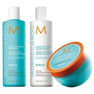 Moroccanoil Repair Shampoo,Acondicionador y Máscara,hi-res
