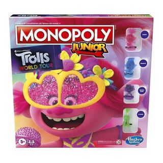 Juguete Monopolio Junior Trolls World Tour Monopoly Hasbro,hi-res