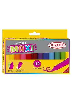 Crayones Maxi 12 Colores Artel,hi-res