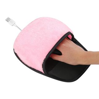 Alfombrilla mouse pad con calefacción - Rosada,hi-res
