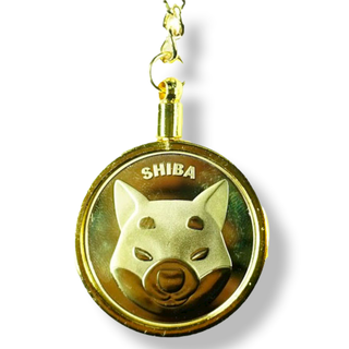 Llavero Shiba Gold Exclusivo Alta Calidad De Lujo AJ96,hi-res
