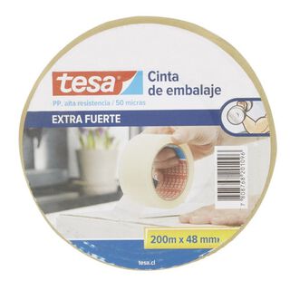 Cinta De Embalaje Extra Fuerte Transparente 48mm*200mts Tesa,hi-res