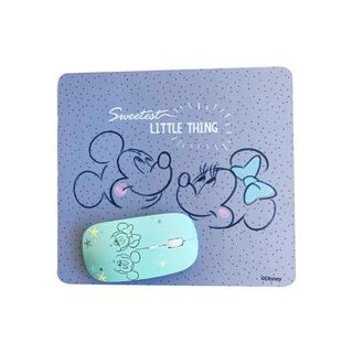 Kit Mouse Inalámbrico + Mousepad Mickey & Minnie Mouse,hi-res