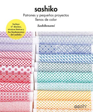 Libro diy - SASHIKO. Patrones y pequeños proyectos llenos de color,hi-res