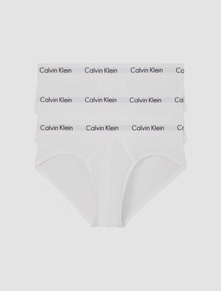 Pack 3 Slips New Cotton Stretch Blanco Calvin Klein,hi-res