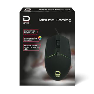 Mouse Gamer Rainbow Luces,hi-res