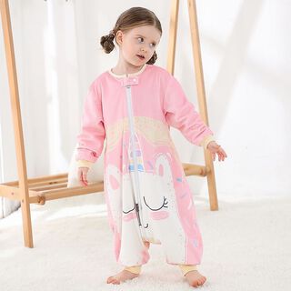 Saco de Dormir Pijama Infantil con Mangas Unicornio,hi-res