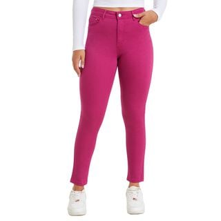 Jeans Mujer Super Skinny Fucsia Oscuro Fashion´s Park,hi-res