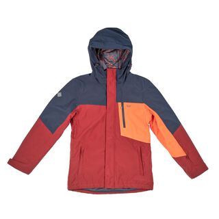 Chaqueta Teen Boy Shelter B-Dry Hoody Jacket Vino / Azul Marino Lippi,hi-res
