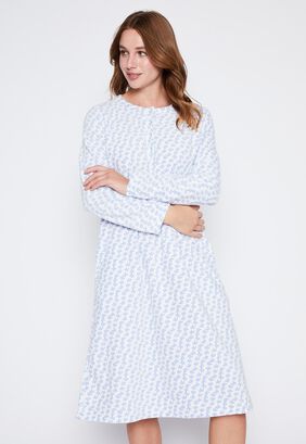 Pijama Mujer Celeste Camisola Polar Family Shop,hi-res