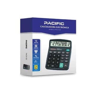 Calculadora Electrónica 12 Digitos Pacific,hi-res