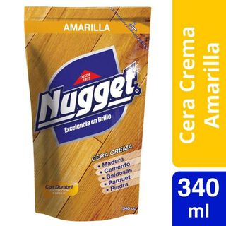 Cera Para Pisos En Crema Doypack 340ml Amarilla Nugget,hi-res