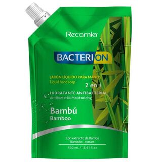 Bacterion Jabón Hidratante Antibacterial 500ml Bambu,hi-res