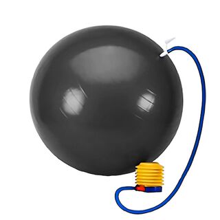 Pelota Balon Yoga 65 Cm Pilates Con Inflador - Negro,hi-res