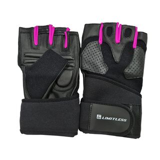 Guante Fitness Mujer Limitless Negro/fucsia,hi-res
