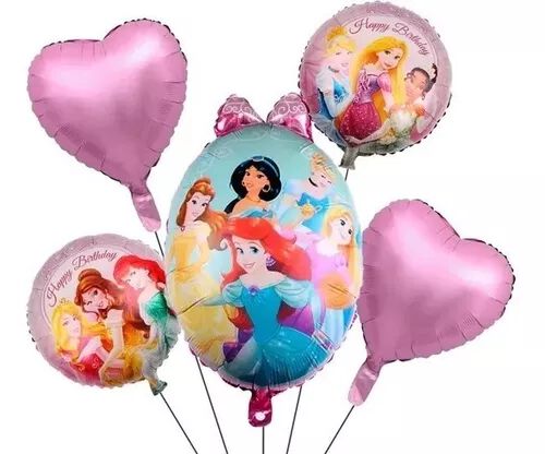 Set De Globos Princesas de Disney