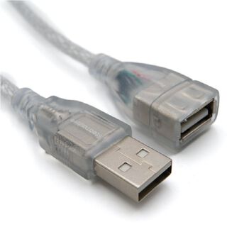 Cable Usb Extensión Hi-speed-a 2.0 Macho A Hembra, 3 Mtrs.,hi-res