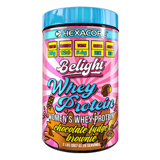 Belight Womens Whey Protein Isolate 2 Libras 29 Servicios - Chocolate Fudge Brownie,hi-res