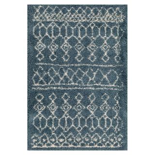 alfombra shag anat2 140x200 cm turquesa,hi-res