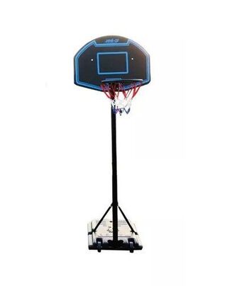 Aro Basketball Pedestal con Base Ajustable 34 cm Negro,hi-res