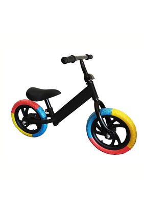 Bicicleta Equilibrio Sin Pedales Infantil Aprendizaje Negra,hi-res