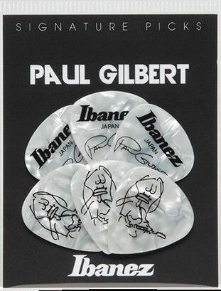 Pack uñetas Paul Gilbert B1000PG PW Ibanez,hi-res