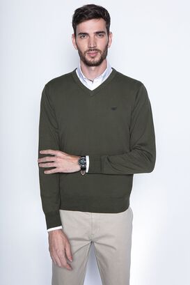 Sweater Smart Casual L/S Military,hi-res
