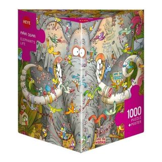 Puzzle Heye 1000 – Elephants Life,hi-res