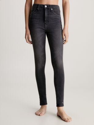 Jeans High Rise Super Skinny Ankle Negro,hi-res