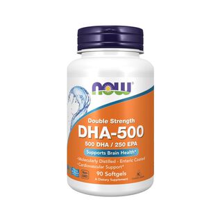 DHA-500 mg 90 caps - Now Foods,hi-res