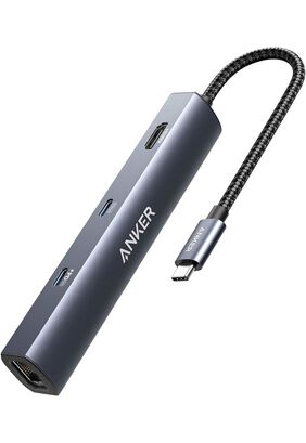 HUB Anker 6 en 1 con entrega de energía de 65 W para MacBook Pro, MacBook Air, iPad Pro, XPS,hi-res