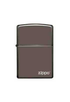 Encendedor Zippo Black Ice Logo Plateado Zp150zl,hi-res