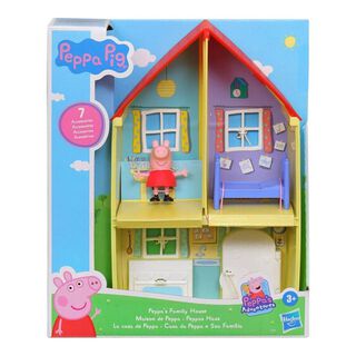 Juguete Casa De Peppa Pig Con Accesorios Amarillo Hasbro,hi-res