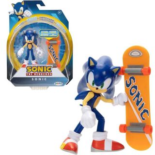 Figura Sonic 10 Cm Con Accesorio - Sonic Con Patineta,hi-res