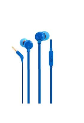 Audífonos JBL T110 Azul con Manos Libre Tecnología Hi Bass,hi-res