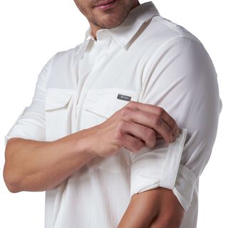 Camisa Hombre Rosselot Long Sleeve Q-Dry Shirt Blanco Lippi I19,hi-res