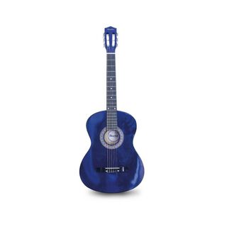 Guitarra Clásica 39 Pulgadas Azul Con Funda Hendrix ,hi-res