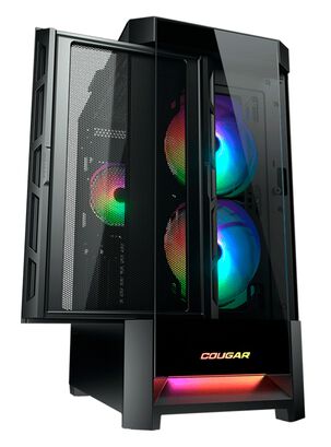 Gabinete Gamer Cougar Duoface RGB Black,hi-res